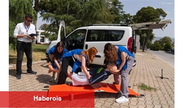 Birinci Yardım Uygulama Turnuvası'nda vakitle yarıştılar