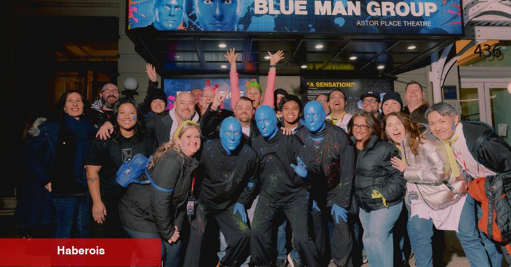 Blue Man Group'un uzun zamandır evi Broadway dramalarını aşacak