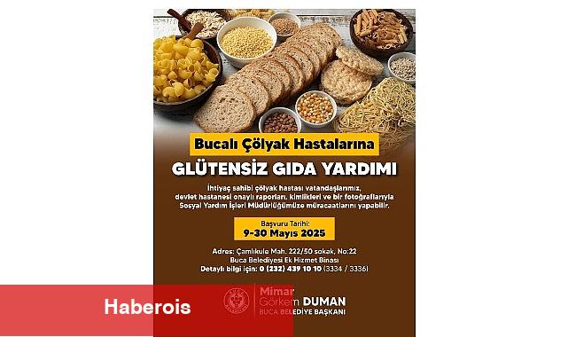 Buca Belediyesi'nden çölyak hastalarına glütensiz besin yardımı