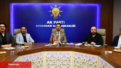 Bursa Osmangazi'de AK Parti Mahalle Liderleriyle buluştu