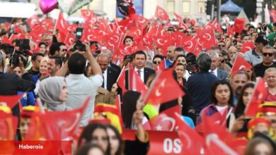 Bursa Osmangazi’de omuz omuza 19 Mayıs yürüyüşü