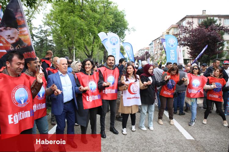 Bursa'da 1 Mayıs coşkusu
