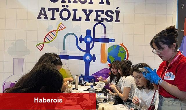 Canik Özdemir Bayraktar Keşif Yerleşkesi atölyeleri, TEKNOFEST KKTC'nin birinci gününde ziyaretçi akınına uğradı.