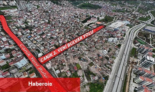 Canik'e 2. Yeni Bulvar Yolu Geliyor