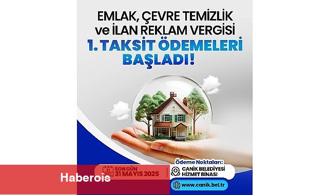 Canik'te Vergi Ödemeleri Başladı - Haberois Canik'te Vergi Ödemeleri Başladı