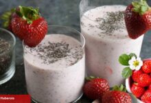 Çilekli ve Chia tohumlu detoks smoothie tarifi! Çilekli zayıflatan çiya smoothie tanımı