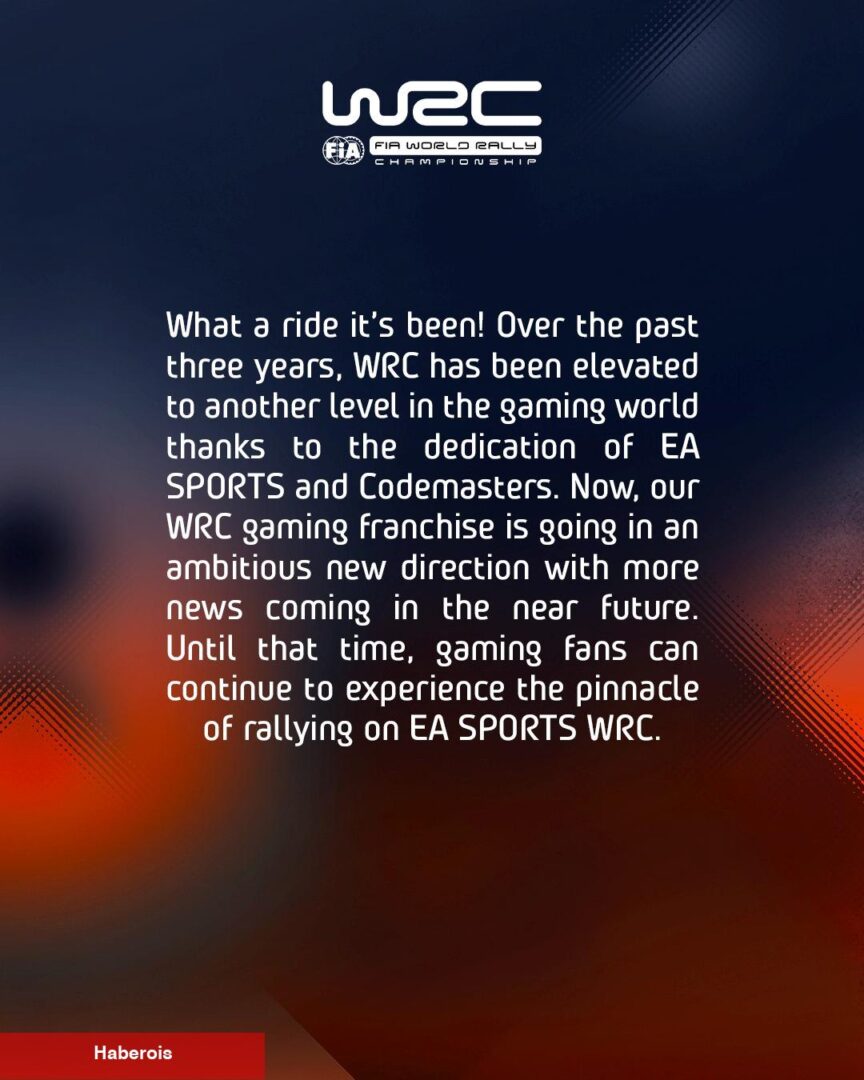 Codemasters, Gelecek Ralli Oyunlarının Tamamını İptal Etti
