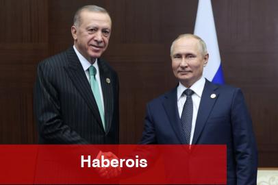 Cumhurbaşkanı Erdoğan Putin'le görüştü