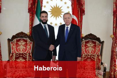 Cumhurbaşkanı Erdoğan, Şara ile görüştü