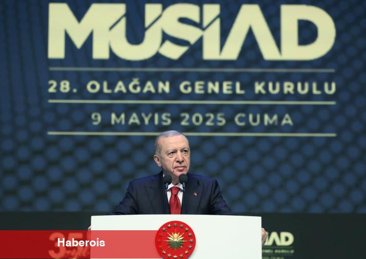 Cumhurbaşkanı Erdoğan’dan MÜSİAD’da iktisat iletisi: Kim üretiyorsa onun yanındayız
