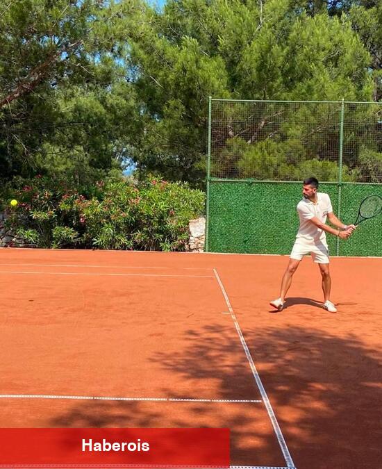 Dünyaca ünlü tenisçi Djokovic Bodrum'a geldi