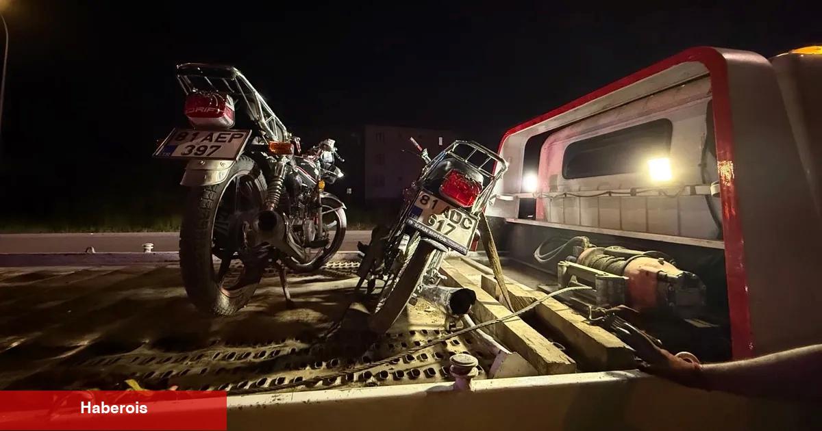Düzce’de akrobasi yapan motosiklet şoförlerine ceza yağdı!