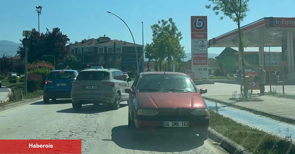 Düzce'de ters yönde ilerleyen sürücüye ceza