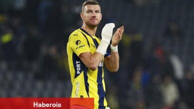 Edin Dzeko, Fenerbahçe'ye veda etti!
