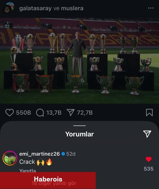 Emiliano Martinez'den Galatasaray'a yorum!