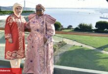 Emine Erdoğan Esvatini Ana Kraliçesi Ntfombi Tfwala ile bir ortaya geldi