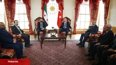 Erdoğan ile Şara Dolmabahçe'de buluştu