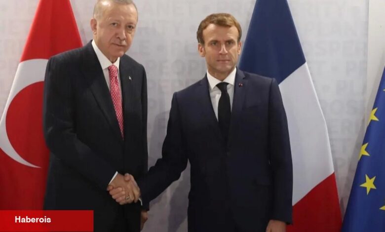 Erdoğan, Macron'la görüştü - Haberois Erdoğan, Macron'la görüştü