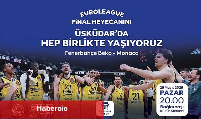 EuroLeague Final Heyecanı Üsküdar'da Yaşanacak