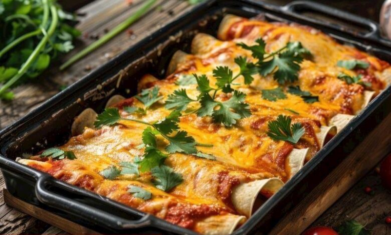 Fırında Tavuklu Enchilada - Haberois Fırında Tavuklu Enchilada