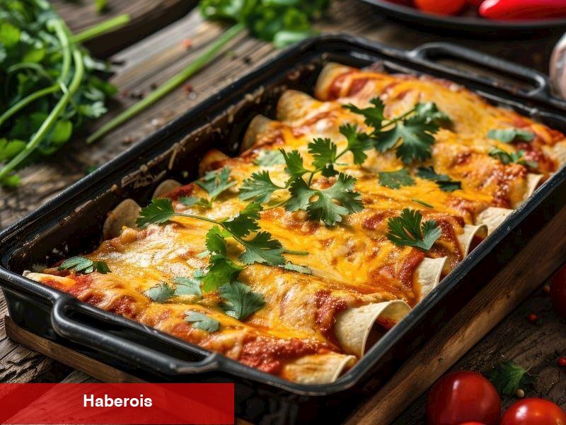 Fırında Tavuklu Enchilada