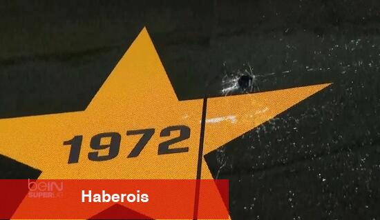 Galatasaray ekip otobüsüne saldırı!