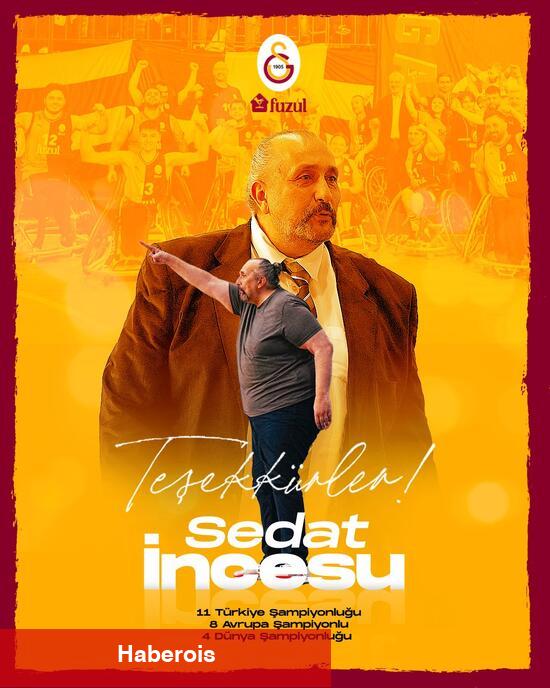 Galatasaray, görevinden ayrılan başantrenör Sedat İncesu'ya teşekkür etti