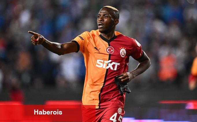 Galatasaray'da Osimhen pankartı!
