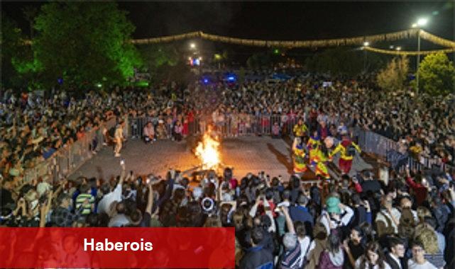 Hıdırellez ateşi Kültürpark'tan yükseldi