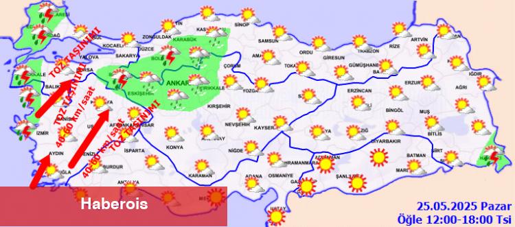 İç Anadolu ve Batıda sağanak yağışlar geri geliyor