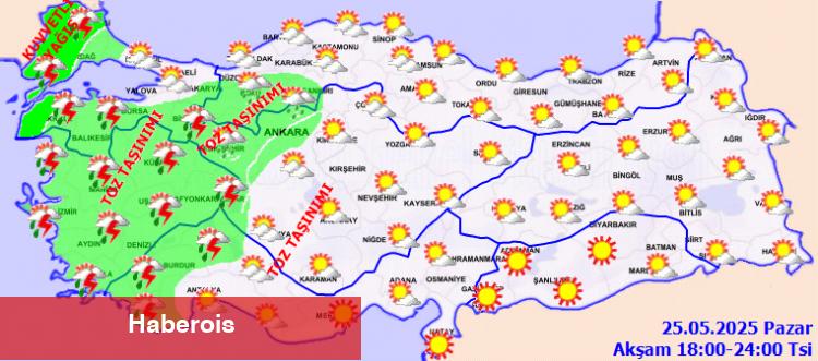 İç Anadolu ve Batıda sağanak yağışlar geri geliyor