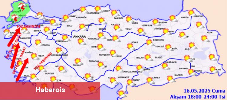 İç ve Doğu bölgelerde sıcaklık artıyor, Batıda fırtına kapıda!