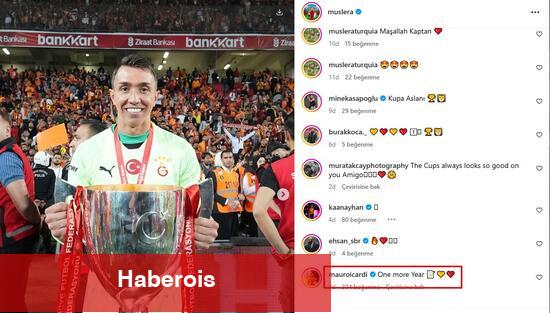 Icardi'den Muslera'ya ileti; "Bir yıl daha kal"
