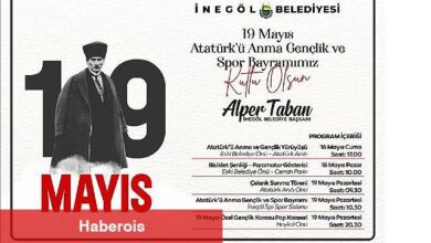 İnegöl Belediyesi'nden 19 Mayıs Programlarına Davet