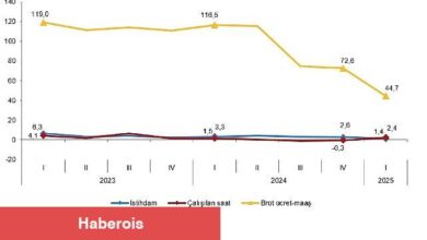İşgücü Girdi Endeksleri, I. Çeyrek: Ocak-Mart, 2025