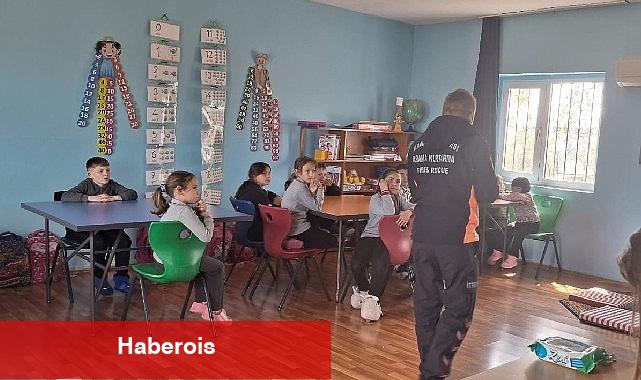 İtfaiye'den Öğrencilere Yangın Güvenliği Eğitimi - Haberois İtfaiye'den Öğrencilere Yangın Güvenliği Eğitimi