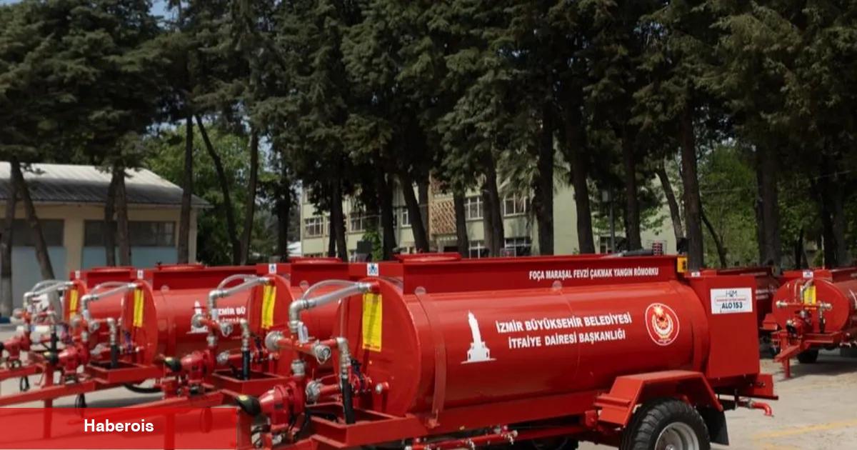 İzmir’in orman köylerinde yangınla gayret filosu büyüyor