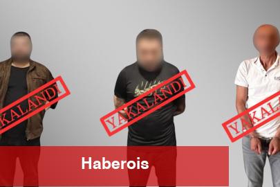 Kırmızı bültenli 3 hatalı yakalandı