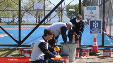 Kocaeli, basketbol alanlarını yeniliyor
