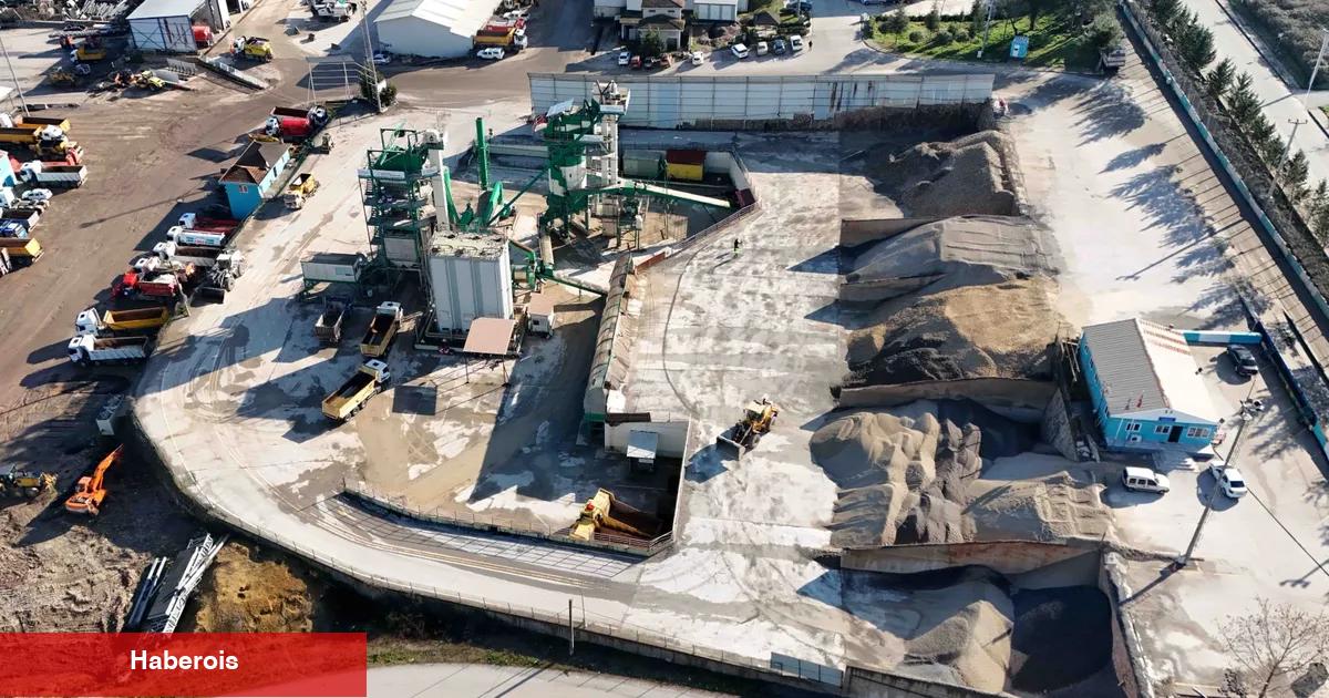 Kocaeli saatte 240 ton asfalt üretiyor