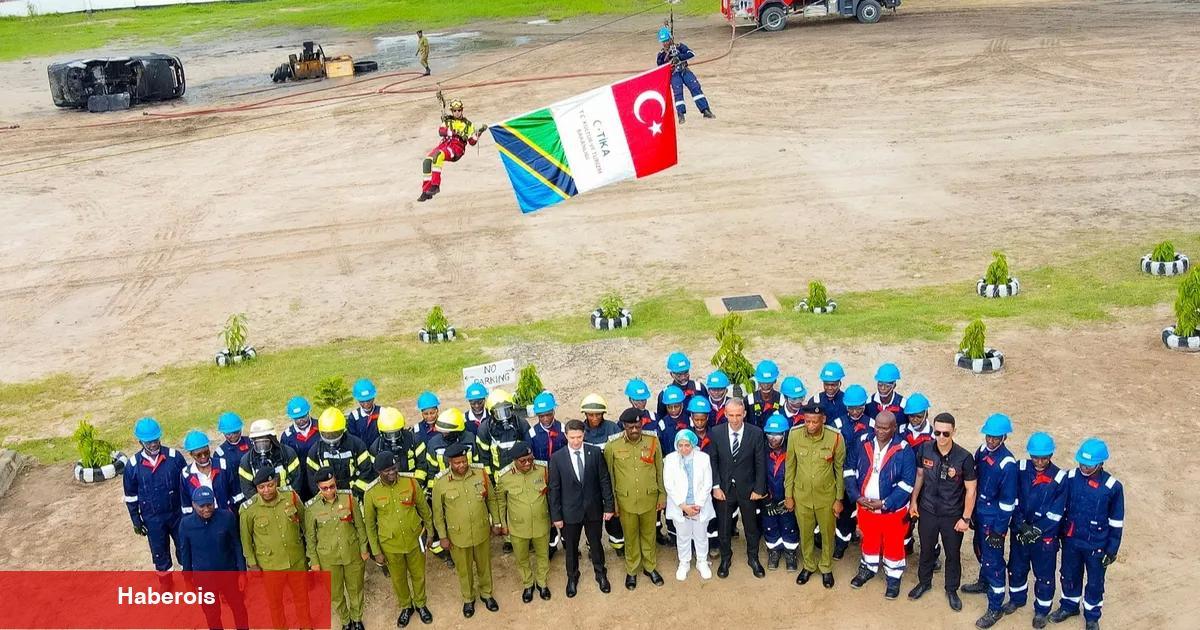 Konya İtfaiyesi'nden Tanzaya'da başarılı tatbikat