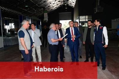 Lider Er, 7. Malatya Yapı Dekorasyon fuar alanında incelemelerde bulundu