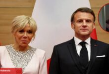 Macron Fransız halkının lisanına düştü: Afişle dalga geçtiler! Eşinden tokat yemişti