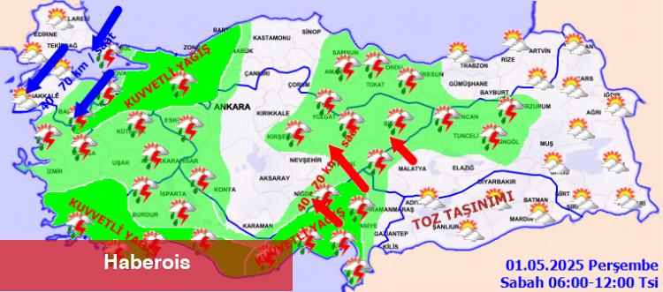 Meteoroloji uyardı! Sağanak yağış devam ediyor