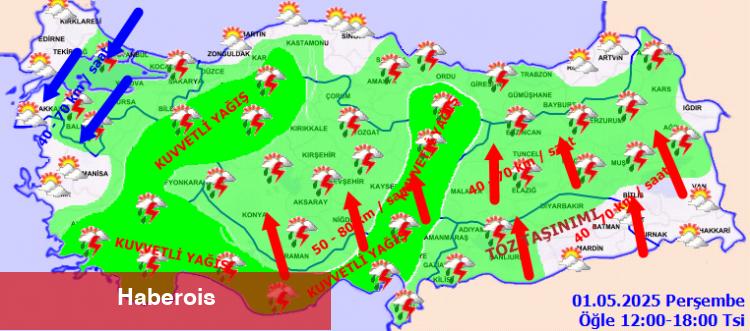 Meteoroloji uyardı! Sağanak yağış devam ediyor