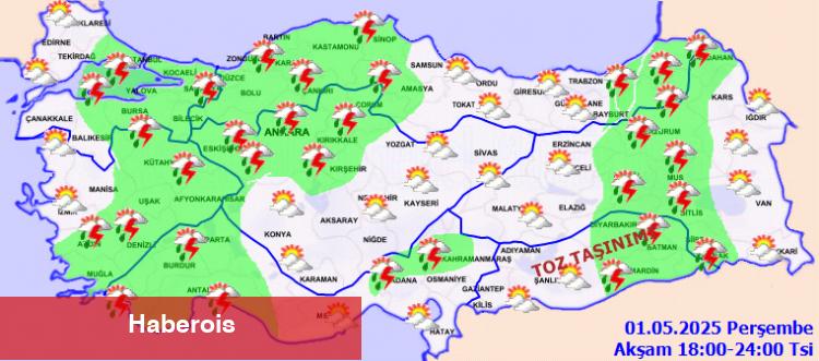 Meteoroloji uyardı! Sağanak yağış devam ediyor