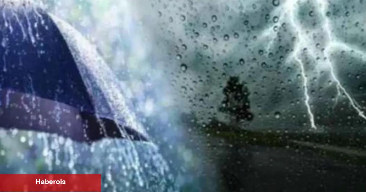 Meteoroloji uyardı! Sağanak yağış devam ediyor