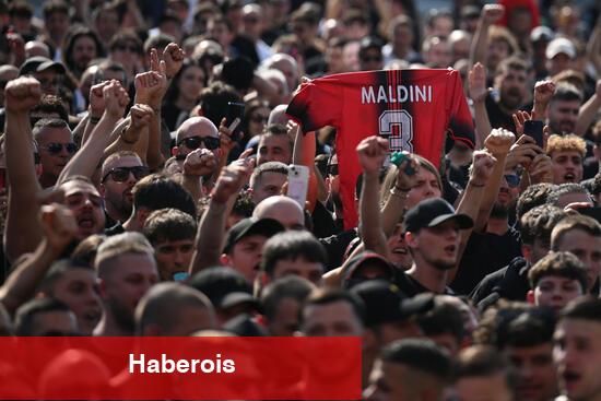 Milan'da idareye protesto!
