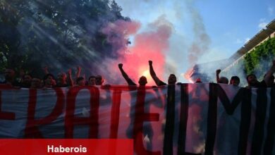Milan'da idareye protesto!