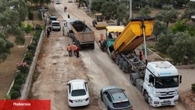 Muğla Büyükşehir Milas Menteş yolunu yeniliyor